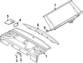 51-46-5-a36-f92 Bmw Genuine Sunshade Cap