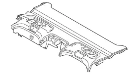 51-46-7-392-061 Bmw Genuine Pkg Tray Trim