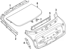 51-49-8-081-723 Bmw Genuine Package Tray