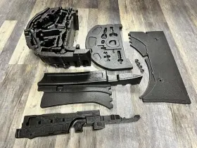 51477054960 Bmw 2004-2010 Oem E63 E64 M6 Trunk Foam Cover Set Spare Car Jack Tool Kit #2