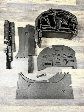 51477054960 Bmw 2004-2010 Oem E63 E64 M6 Trunk Foam Cover Set Spare Car Jack Tool Kit