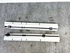 6981043 Bmw 08-14 X6m E71 Rear Trunk Cargo Tie Down Lashing Rail Hook Cover Set Of 2 Oem