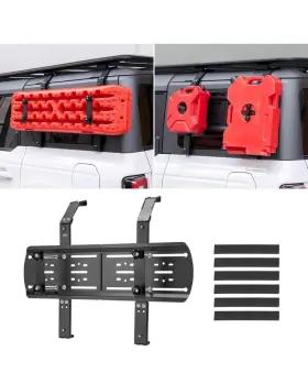 A3332-00007-bk Branded Joytutus Jk Rear Window Storage Panel Kit Compatible 2021 Ford Bronco 4 Door