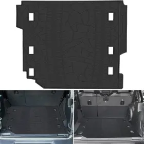 Buqp383 Bu-auto Rear Cargo Liner Tray Trunk Floor Mat Protector For Jeep Wrangler Jl 4-doors