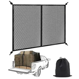 Mic-psn-697 Bumbee Truck Bed Cargo Net Highly Elastic Double-layered Stretchable Up To 7