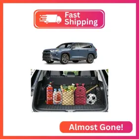Can000159 Canvcle Trunk Cargo Net For 2024-2025 2026 Toyota Grand Highlander Accessories E