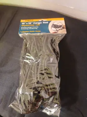 84060 Cargoloc Motorcycle Cargo Net Atv 15 X 6 Hooks New Sealed