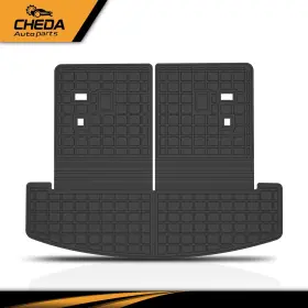 Gpl862276 Cheda Fits 2024-2025 Hyundai Santa Fe All Weather Tpe Trunk Cargo Liner With Backrest Mat