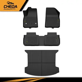 Gpl869574 Cheda Fit For 2018 Cadillac Xt5 All Weather Tpe Floor Mats And Trunk Cargo Liner Black