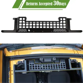 2025tab1143 Chero 188537359294 Pet Divider Storage Molle Panel For 2021-2026 Ford Bronco 4-door Car Barrier