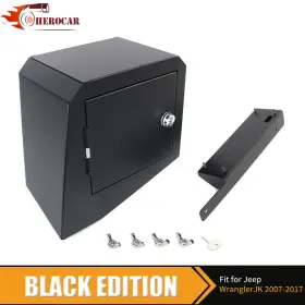 2024120709fqaw214 Cherocar Right Rear Trunk Storage Lock Gun Safe Password Box For Jeep Wrangler Jk 2007-18