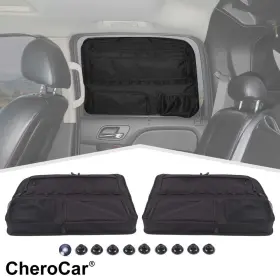 Cherocar 717097044708 2pcs Rear Window Storage Bag Tool Organizer For Dodge Ram 2010-2017 Accessories