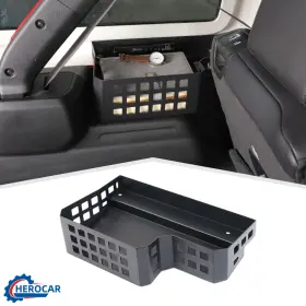 Cherocar025052014 Cherocar Driver Side Trunk Cargo Storage Organizer Box For 2024-25 Jeep Wrangler Jl 4door