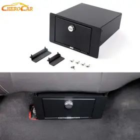 Cherocar20050705fhge2099 Cherocar Passward Word Under Seat Safe Box Security Storage For Jeep Wrangler Jk Jl 07-26