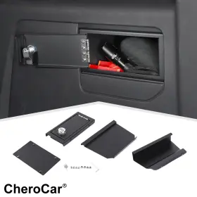Cherocar Cherocar20247013002 Lockable Rear Trunk Cargo Safe Box Storage Organizer For 2021 Ford Bronco
