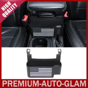 Cherocar2507022 Cherocar Console Shift Armrest Hanging Storage Box Tray For Jeep Wrangler Jl Jt 18 Flag
