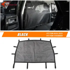 Ka20250417x10697fq1 Cherocar Black Rear Seat Trunk Isolation Mesh Cargo Barrier For 4runner 2010 Exterior Us