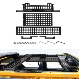 Meg2025070312 Cherocar Top Roof Combination Storage Hanging Panel Cargo Bracket Kit For Ford Bronco 21