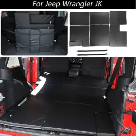 Rt-tcz2021020308 Cherocar 7pcs Back Seat Bed Sleeping Pad Mat Folding Mattress For Jeep Wrangler Jk 2007