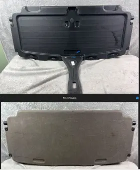 Osr57 Chrysler 57584 2001-2009 Pt Cruiser Cargo Trunk Cover Shelf Deck Panel Security Gray Black Oem