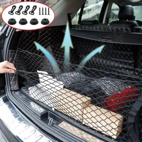 Chusyyray 497790962098 Rear Trunk Envelope Style Cargo Net For Chevy Silverado Gmc Sierra 2013-2023 New