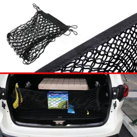 Chusyyray 761464950989 Cargo Cover Double Layer Net Storage Organizer With Hook Universal Car Truck Trunk