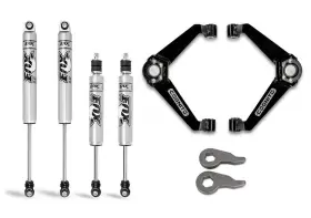 110-p0753 Cognito Black 3 Inch Leveling Kit W Fox Shocks For Silverado / Sierra 2500