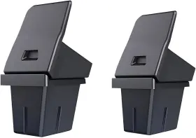 Conveville Tsly-cwt-tpe-8-set-wc 2-tier Trunk Side Storage Bins For Tesla Model Y 2020-2023 8pcs