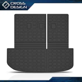 Big20260213-42 Crossdesign Fits 2020-2025 Hyundai Palisade Tpe Cargo Trunk Liner Cover Floor Mat Black