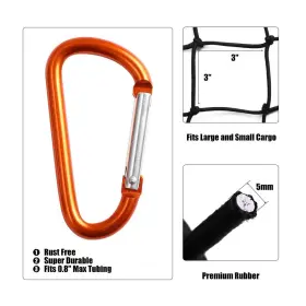 Czc Auto 611434029699 Bungee Cargo Net 3x4ft Truck Bed Stretches To 6x8ft For Pickup T #3