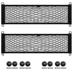 7fgn66cj Dedc 2 Pack Cargo Storage Net 28.7 Inch X9.8 Pocket Universal Accessori