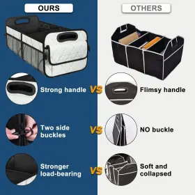 Wxag-0032 Deosk Trunk Organizer With 6 Pockets - Car Storage Accessory For Suvs Miniva #2