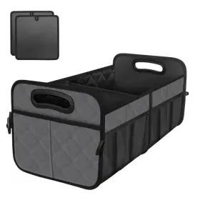 Wxag-0034 Deosk Collapsible Car Organizer With 6 Pockets 50l Multi-compartment Trunk Organize