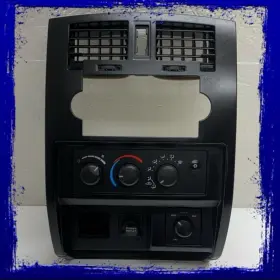 5jh41dx9ac Dodge 05 06 07 Dakota Center Dash Radio Trim Bezel Panel Black U34