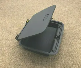 97512010456d Dodge 2007-2012 Caliber Upper Dash Center Storage Bin/tray Cubby Grey #1