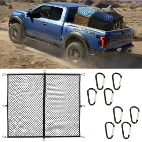 9071984 Donwell 47.2 Inch X47.2 Elastic Cargo Net For Pickup Truck Bed Secure Luggage And Loose Items