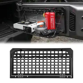 19708 Dxgtoza Tailgate Table Rear Foldable Storage Cargo Rack Shelf Molle Panel Fo