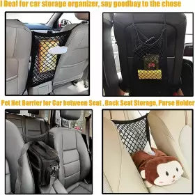 Dykeson 778739663642 Dog Car Net Barrier Pet With Auto Safety Mesh 11.7 In #2