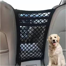 Dykeson 779283090809 Pet Barrier Dog Car Net With Auto Safety Mesh 11.7 In