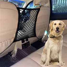 Dykeson 779324871565 Pet Barrier Dog Car Net With Auto Safety 12 In 14.5