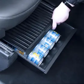 Caencoin0002 Encofuture Under Seat Storage Box Organizer For Tesla Model Y Underseat Bin With Li #3