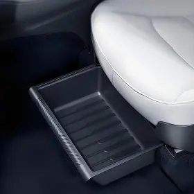 Caencoin0002 Encofuture Under Seat Storage Box Organizer For Tesla Model Y Underseat Bin With Li