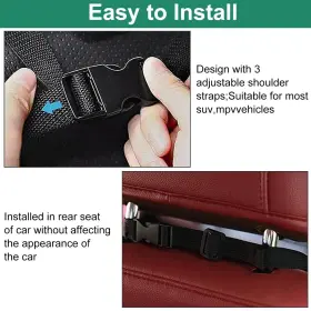 Enstiler 720047698830 Car Organizers And Storage Cargo Organizer With 5 Large Pockets Bac #3