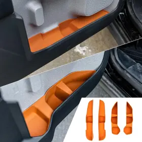 Xx12 Evotech 4 Pack Orange Door Slot Organizer Tray Storage Silicone Box Fits 22-25 Maverick