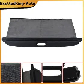 Ek1579874a Exaltedking-auto Cargo Cover For Smart Fortwo 2007 2009-2014 Anti-theft Shield Black Waterproof