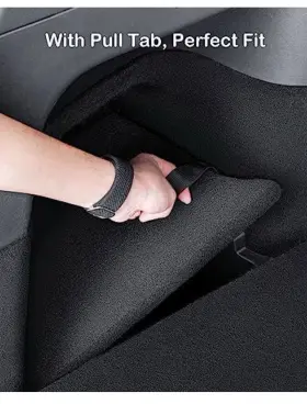 B0cw614rp2 Fanpbow Trunk Organizer Bins For 2022-24 Tesla Model Y 5-seater Black #3
