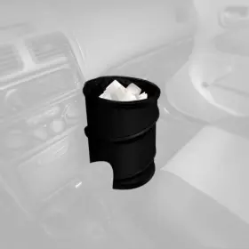 Fh Group 196342044656 Cifh1120-black Small Black Collapsible Trash Can