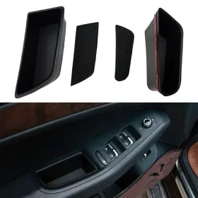 Flashbuyeasy 550752532590 2pcs Door Handle Upgrade Storage Box Armrest Container For Audi A4/a5 09-16 Lhd