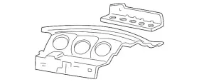 3f1z-5446506-aa Ford Genuine Package Tray