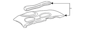 3f1z-5446668-baa Ford Genuine Package Tray